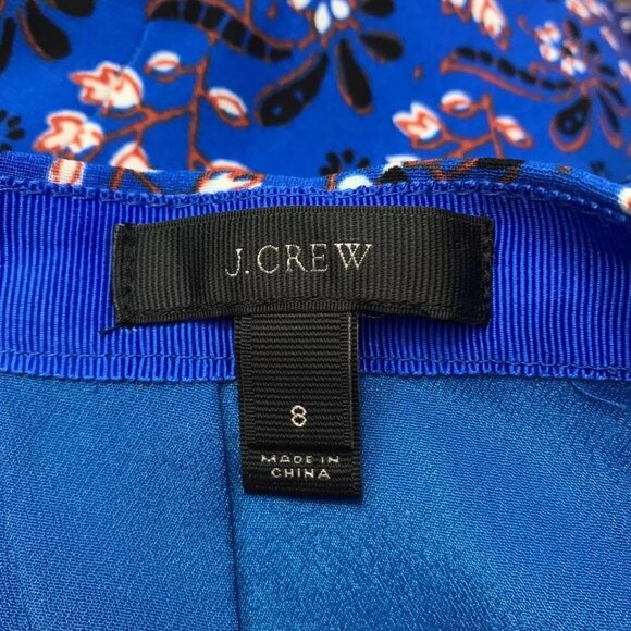 J. Crew Floral Print Mini Flutter Skirt - Picture 6 of 9
